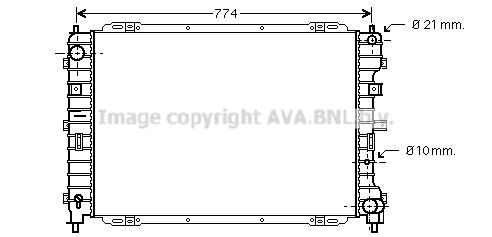 AVA QUALITY COOLING Радиатор, охлаждение двигателя FD2375